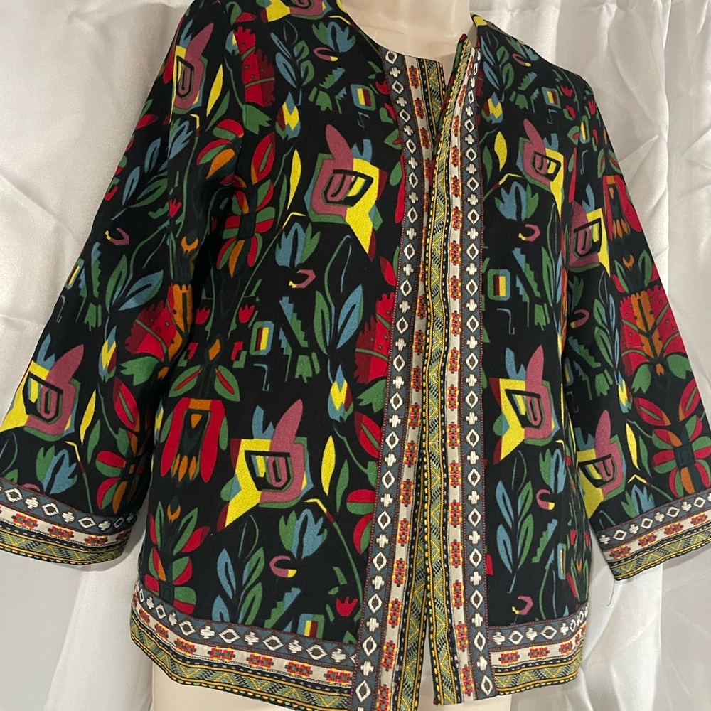 Floral Multicolor Women's Blazer
